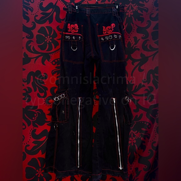 (SOLD) RARE ICP Black and Red Tripp NYC Pants - Picture 2 of 7